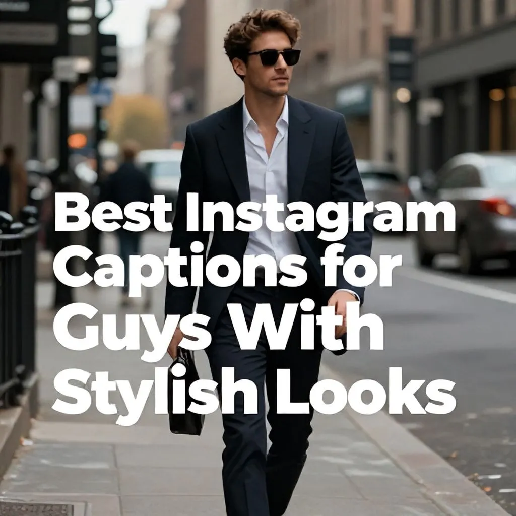 best instagram captions for guys