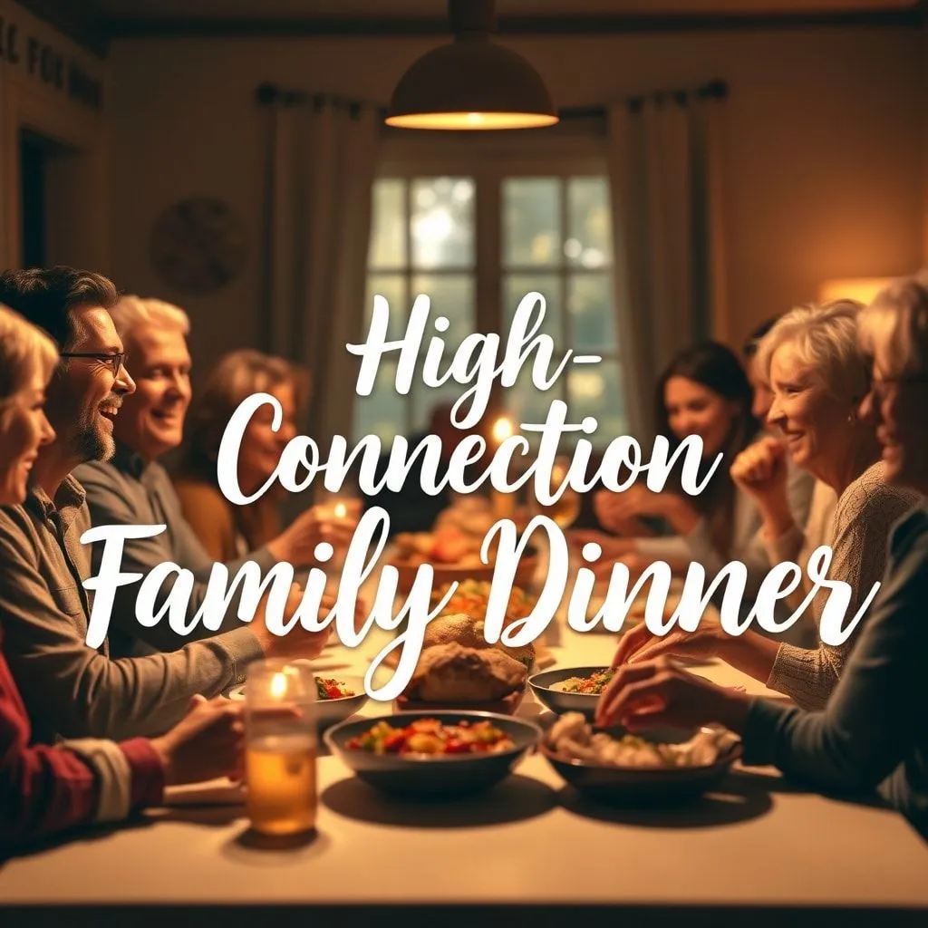 family dinner captions