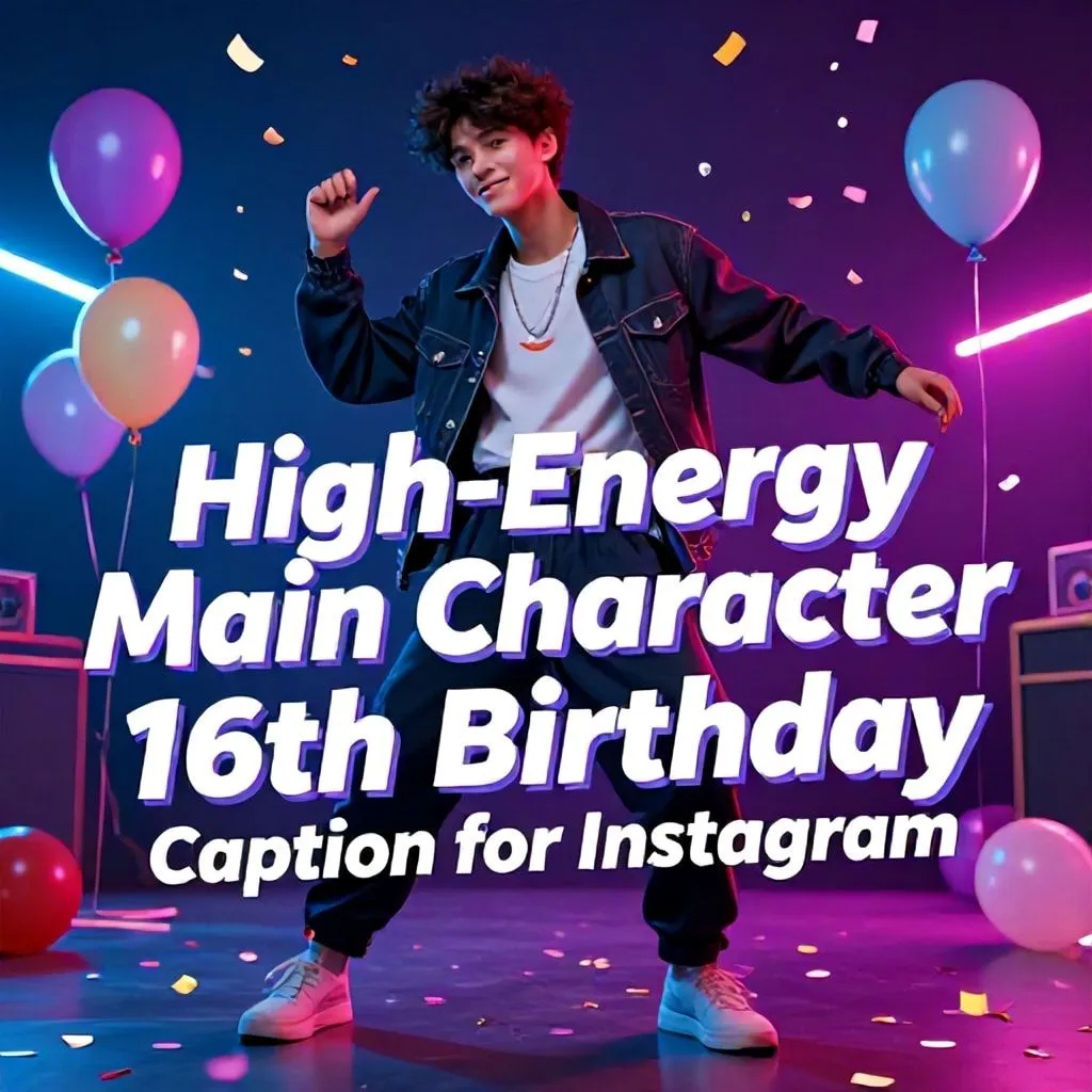 16th birthday captions