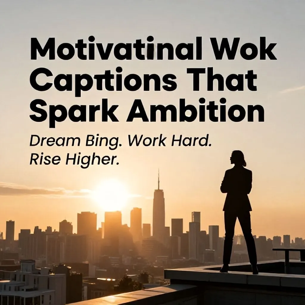 work captions for instagram