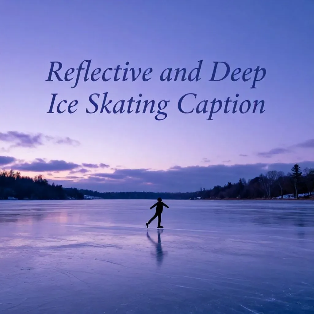 ice skating captions