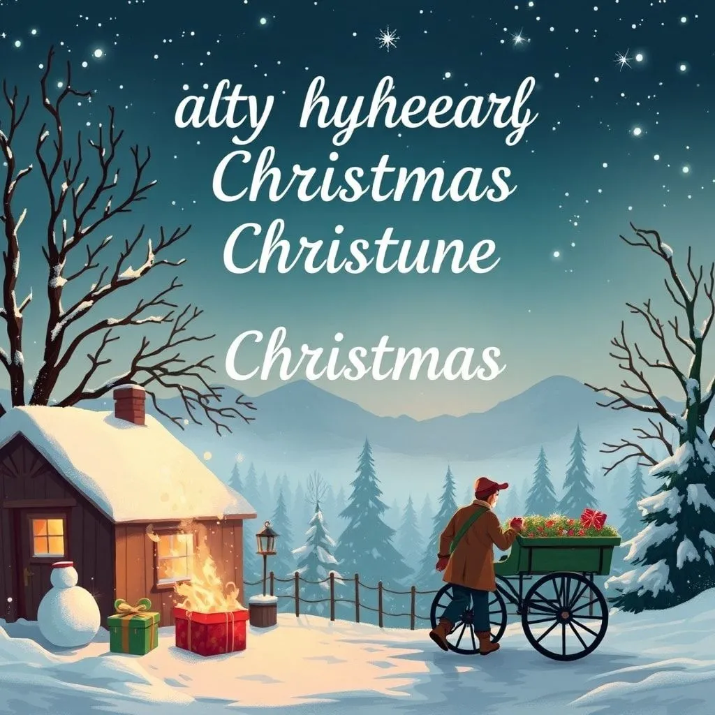 early christmas captions