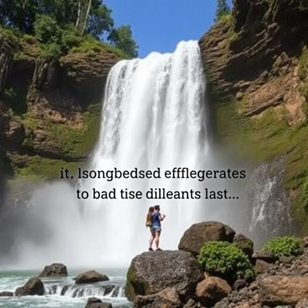 waterfall captions for instagram