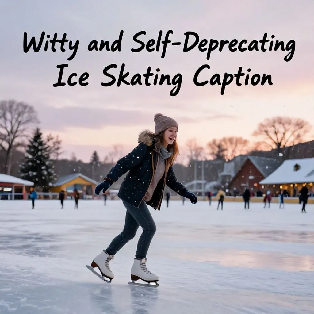ice skating captions